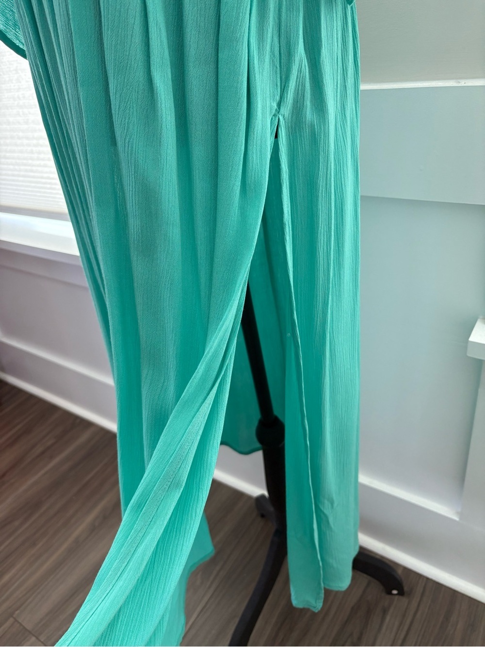 Raviya Braid-Trim V-Neck Cover-Up Dress - Picture 6 of 8